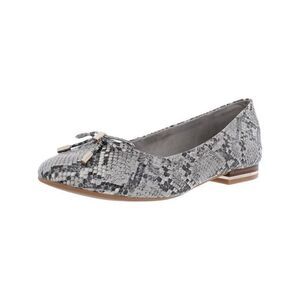 Kenneth Cole New York Womens Balance Leather Ballet Flats Gray 7